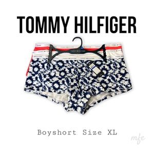 TOMMY HILFIGER .. Boyshort .. Underwear .. Panties .. Size XL .. 3 Pack .. NWT